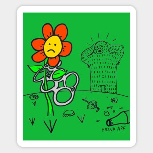 Save the Flowers Sticker